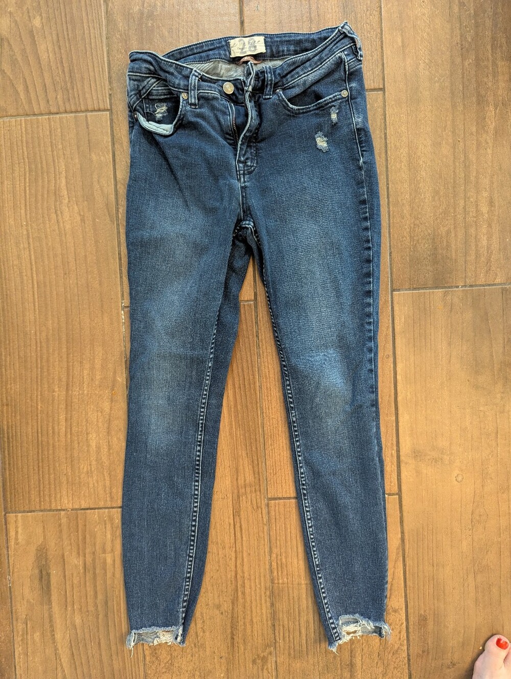 Free People Crvy High Waisted Denim